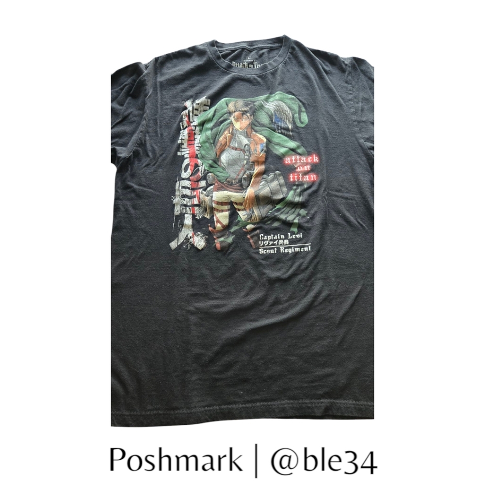*SALE* Funimation Attack On‎ Titan Season 3 Men's T-shirt Anime Art Manga